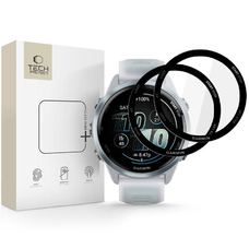 Tech-Protect Glass Flex+ 2-pack Garmin Forerunner 570 (42 Mm) fekete üvegfólia