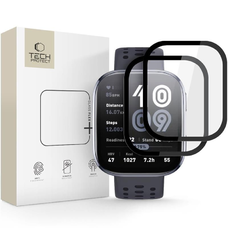 Tech-Protect Glass Flex+ 2-csomag Amazfit Bip 6 Fekete üvegfólia