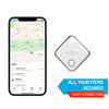  Fixed - Okos Nyomkövető (FIXTAG-WH) - Kulcsokhoz, Kompatibilis az Apple Find My-jal, Bluetooth 5.0, IP66 - Fehér - 1. kép
