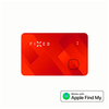  Fixed - Okos Nyomkövető (FIXTAG-KÁRTYA-OR) - Pénztárcához, Kompatibilis az Apple Find My rendszert, Bluetooth 5.0, IP67 - Piros - 0. kép