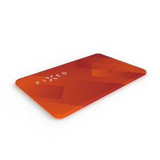  Fixed - Okos Nyomkövető (FIXTAG-KÁRTYA-OR) - Pénztárcához, Kompatibilis az Apple Find My rendszert, Bluetooth 5.0, IP67 - Piros