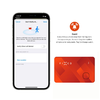  Fixed - Okos Nyomkövető (FIXTAG-KÁRTYA-OR) - Pénztárcához, Kompatibilis az Apple Find My rendszert, Bluetooth 5.0, IP67 - Piros - 4. kép