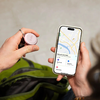 SBS Track My Circle Vízálló IP65 Nyomkövető Kompatibilis az Apple Find My szolgáltatással - Rózsaszín - 0. kép