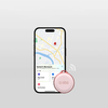 SBS Track My Circle Vízálló IP65 Nyomkövető Kompatibilis az Apple Find My szolgáltatással - Rózsaszín - 1. kép