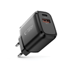 Tech-Protect NCA20 2-port hálózati töltő PD 20W / QC3.0 fekete - 0. kép