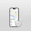 SBS Track My Circle Vízálló IP65 Nyomkövető Apple Find My kompatibilis - Fehér - 1. kép