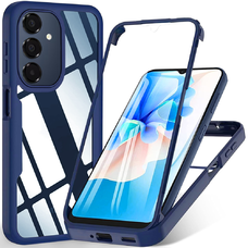 Samsung Galaxy A16 4G / A16 5G / A17 5G - Techsuit - ColorVerse 360 sorozat + Képernyővédő - Kék tok