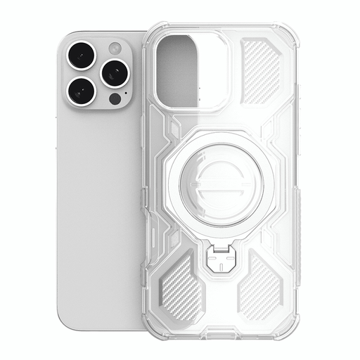 Techsuit - Carbon Shield PRO védőtok - Honor 400 Lite - Fehér Átlátszó tok