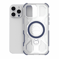Techsuit - Szén Pajzs PRO - Honor 400 Lite - Kék Átlátszó. tok