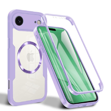 iPhone 17 Air Techsuit - ColorVerse 360 MagSafe sorozat + Képernyővédő - Lila tok