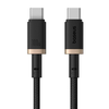 Baseus - Dura Series adatkábel (P10377803U01-02) - MacBookhoz, Type-C, gyorstöltés, PD 100W, 480 Mbps, 2m - Arany/Fekete - 0. kép
