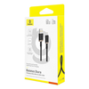 Baseus - Dura Series adatkábel (P10377802U01-02) - USB Type-C, gyors töltés, 60W, 480Mbps, nejlon, 2m - Arany / Fekete - 3. kép