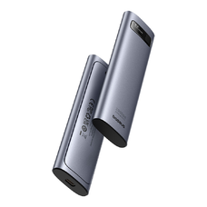 Baseus - SSD ház FlyJoy sorozat (B00760600811-02) - Type-C, 10Gbps, 1G olvasás/írás, M.2NVME/SATA kompatibilis - Űrszürke