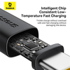 Baseus - Dura Series adatkábel (P10377802U01-01) - USB - Type-C, Gyors töltés, 60W, 480Mbps, Nejlon, 1m - Piros / Fekete - 1. kép