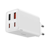 Baseus - Fali töltő GaN (P10162701213-00) - 2x USB, 2x Type-C, 65W, Type-C to Type-C kábellel - Fehér - 0. kép