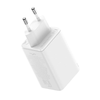 Baseus - Fali töltő GaN (P10162701213-00) - 2x USB, 2x Type-C, 65W, Type-C to Type-C kábellel - Fehér - 3. kép
