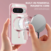 Google Pixel 10 / 10 Pro - SmartMag Book tok - Pink - Techsuit. - 4. kép
