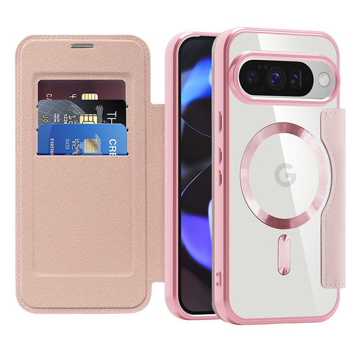 Google Pixel 10 / 10 Pro - SmartMag Book tok - Pink - Techsuit.