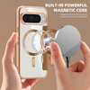 SmartMag könyv tok - Google Pixel 10 / 10 Pro - Barna - Techsuit. - 4. kép