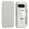 Google Pixel 10 / 10 Pro - SmartMag Könyv Tok - Szürke - Techsuit tok - 0. kép