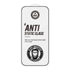 Blueo - Antisztatikus HD Üveg - iPhone 15 / iPhone 16 - Fekete üvegfólia - 1. kép