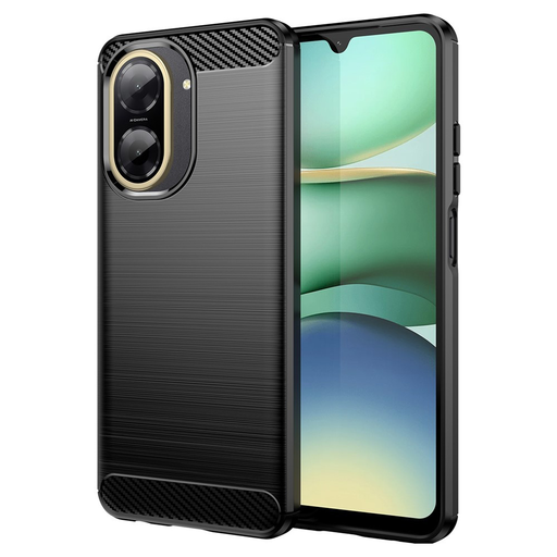 Xiaomi Redmi A5 4G (Regionális) - Techsuit - Karbonszálas szilikon tok - Fekete.