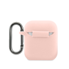 Lacoste Liquid Silicone Glossy Printing Logo Case for AirPods 1/2 Pink - 0. kép