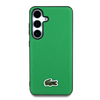Lacoste Iconic Petit Pique Szövött Logós MagSafe Tok Samsung Galaxy S25 Zöld tok - 1. kép