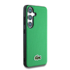 Lacoste Iconic Petit Pique Szövött Logós MagSafe Tok Samsung Galaxy S25 Zöld tok - 2. kép