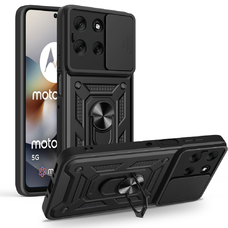 Tech-protect Camshield Pro Motorola Moto G56 5g fekete tok