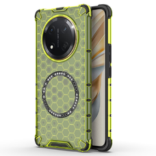 Honor Magic7 Lite / X9c - Techsuit HoneyComb Shield MagSafe - Lime Zöld tok