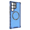 Samsung Galaxy S24 Ultra Techsuit - HoneyComb Shield MagSafe - Kék tok - 1. kép