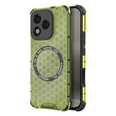Techsuit - HoneyComb Shield MagSafe kompatibilis tok - Honor 400 Lite - Lime Zöld