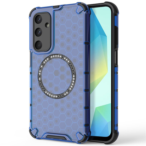 Samsung Galaxy A16 4G / A16 5G - Techsuit - HoneyComb Shield MagSafe - Kék tok