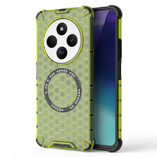 Techsuit - HoneyComb Shield MagSafe tok - Xiaomi Redmi 14C / Poco C75 - Lime Zöld