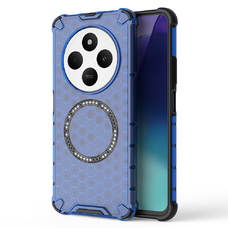 Xiaomi Redmi 14C / Poco C75 - Techsuit - HoneyComb Shield MagSafe - Kék tok