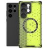  Samsung Galaxy S25 Ultra Lime Zöld MagSafe Techsuit HoneyComb Shield tok - 0. kép