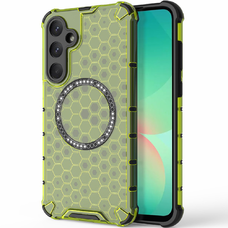 Samsung Galaxy A26 5G - Techsuit - HoneyComb Shield MagSafe tok - Lime Zöld