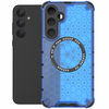  Samsung Galaxy A56 5G Kék HoneyComb Shield MagSafe Techsuit tok - 1. kép