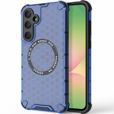  Samsung Galaxy A56 5G Kék HoneyComb Shield MagSafe Techsuit tok