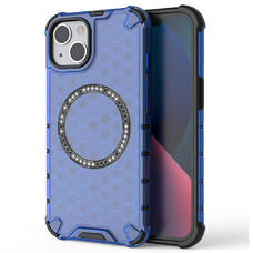 iPhone 13 Techsuit - HoneyComb Shield MagSafe - Kék. tok