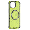 iPhone 14 - Techsuit - HoneyComb Shield MagSafe - Limezöld tok - 1. kép