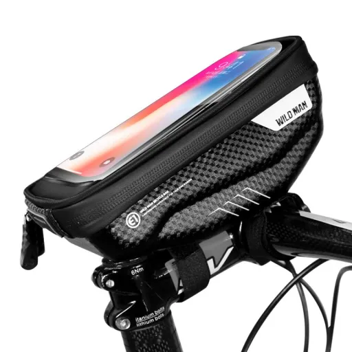 Sakwa Wildman Hardpouch S biciklis telefontartó fekete