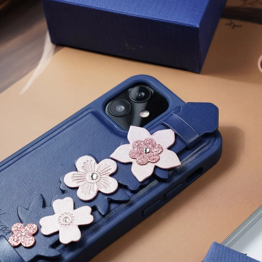 iPhone 12 mini Kingxbar Sweet Series Swarovski kristállyal dekorált tok zöld - 14