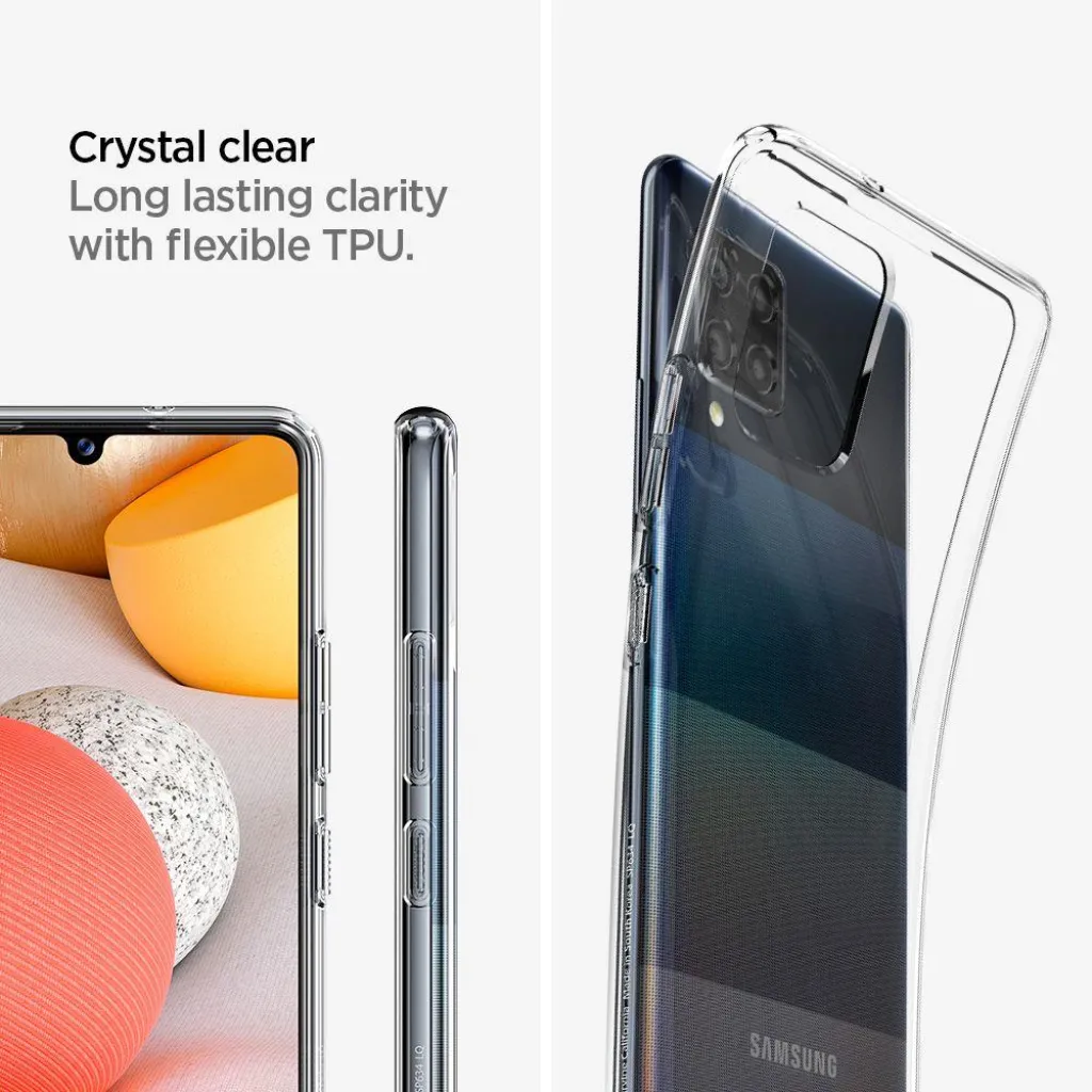 Samsung A42 5G Crystal Clear tok Spigen Liquid Crystal - 27