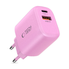Tech-protect Nca30 2-port hálózati töltő Pd 30w / Qc3.0 Baba rózsaszín - 0. kép