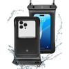 Spigen A611P 2db univerzális vízálló lebegő tok matt fekete - 0. kép