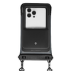 Spigen A611P 2db univerzális vízálló lebegő tok matt fekete - 1. kép