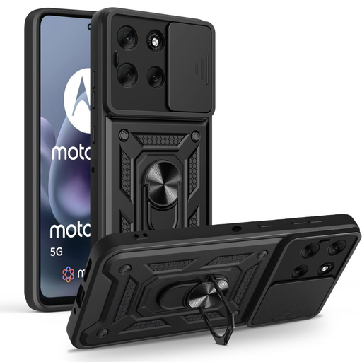Tech-protect Camshield Pro Motorola Moto G86 5G fekete tok