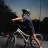 Rockbros TT-32SBTG-S children's bicycle helmet with removable chinbar, size S - gray - 1. kép
